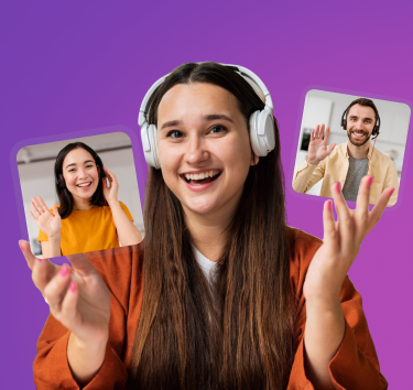 Person with headphones